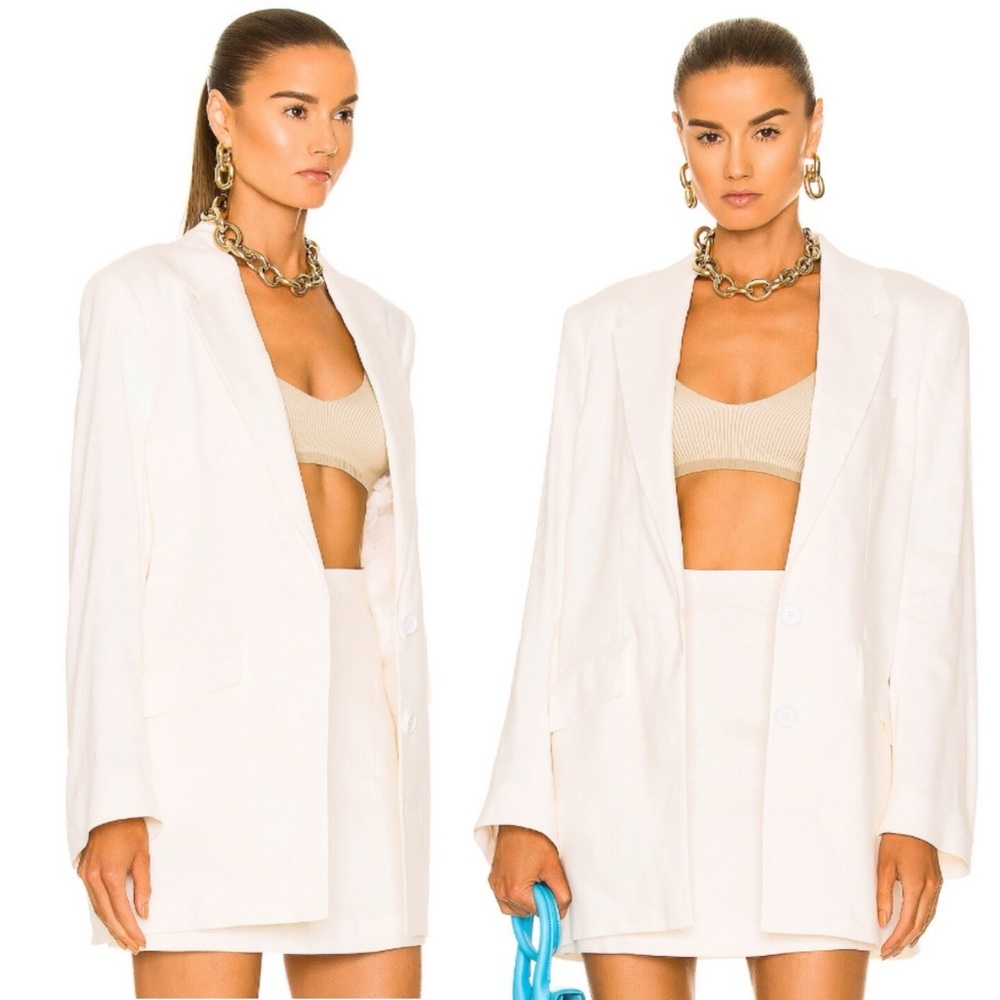 Gauge81 Naola Linen Blazer in White – Size Small (NWT)